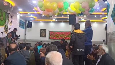 روستای ناغان در سالروز ولادت منجی عالم بشریت غرق در شادمانی شد + فیلم