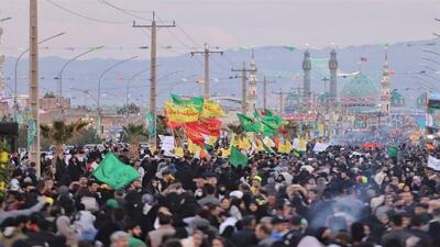 تصاویر هوایی از شکوه حضور منتظران در مسیر عاشقی