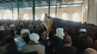 تصاویری از تشییع پیکر دانشجوی دانشگاه تهران (فیلم)