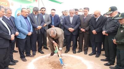 آیین آغاز عملیات اجرایی خدمات روبنایی شهرک ۳۷۷ هکتاری پردیس زندگی یک یزد
