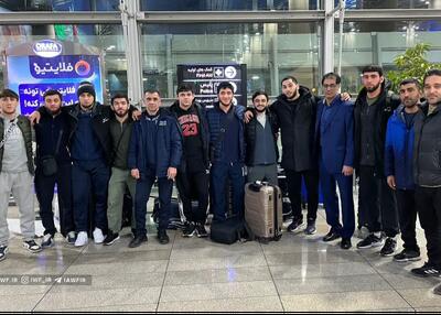 کشتی گیران آذربایجانی هم به تهران رسیدند
