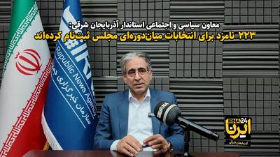 فیلم| ۲۲۳ نامزد برای انتخابات میان‌دوره‌ای مجلس از تبریز ثبت‌نام کردند