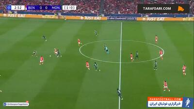 خلاصه بازی بنفیکا 3-3 موناکو (لیگ قهرمانان اروپا - ۲۵-۲۰۲۴) - پارس فوتبال
