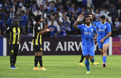طرح جذاب هواداران الاتحاد برای بازی الهلال با استفاده از متن آهنگ کندریک لامار+عکس