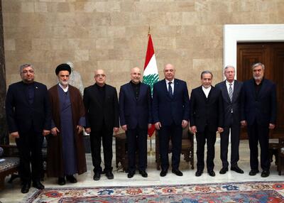 دیدار هیئت جمهوری اسلامی ایران با رئیس جمهور لبنان