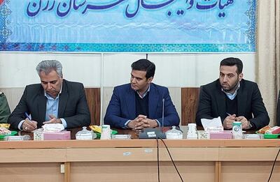 افتتاح دومین پایگاه استعدادیابی و قهرمان پروری والیبال همدان در رزن