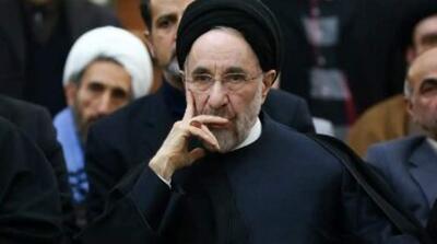 سیدمحمد خاتمی در کنار پدر معصومه ابتکار - مردم سالاری آنلاین