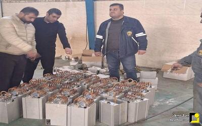 کشف ۳۵ دستگاه ماینر در شهرک صنعتی شمس آباد