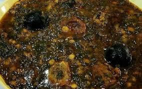 طرز تهیه خورش خرفه خوشمزه و مجلسی و حرفه ای با گوشت با چشم بلبلی