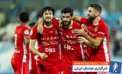 شباب الاهلی ۱-۱ شارجه؛ تساوی در بازی تمام اماراتی با گلزنی سردار آزمون - پارس فوتبال