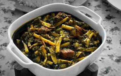 آموزش پخت خورشت کنگر؛ متفاوت و خوشمزه با گوشت لذیذ