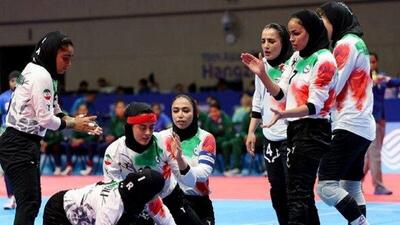 پیروزی جانانه تیم ملی کبدی بانوان در برابر عراق