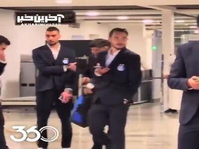 ورود کاروان استقلال به هتل محل اقامت خود در عربستان