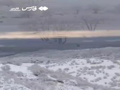 جلوه زیبای برف در بخش «دشمن‌زیاری» ممسنی