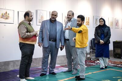 بازدید معاون شهردار تهران از کتیبه صلوات خاصه حضرت زهرا(س)