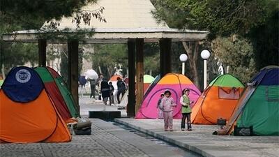 نرخ چادر خوابی در سفرهای نوروزی
