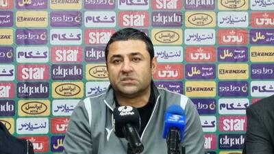 نشست خبری وحید فاضلی مربی شمس آذر پس از بازی با مس رفسنجان