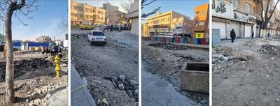 آب بستن پیمانکاران به خیابان‌های شهر!