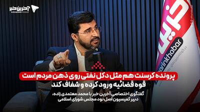 دبیر کمیسیون اصل نود: پرونده کرسنت هم مثل دکل نفتی روی ذهن مردم است