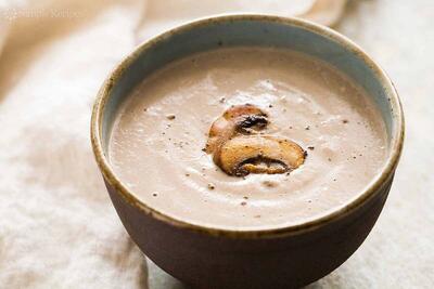 طرز تهیه سوپ قارچ کرمی