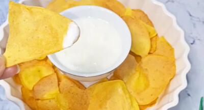 (ویدیو) طرز تهیه چیپس خانگی بدون روغن, ترد و خوشمزه! - فراشپز