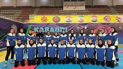نایب قهرمانی زنان کبدی ایران در آسیا