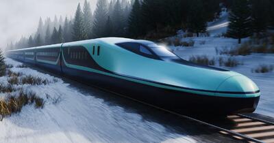 رونمایی از قطار سریع‌السیر E10 Shinkansen ژاپن با الهام از شکوفه‌های گیلاس