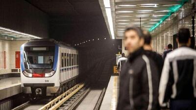 اختلال در خط شش مترو به علت ورود غیرمجاز مسافر به حریم ریلی