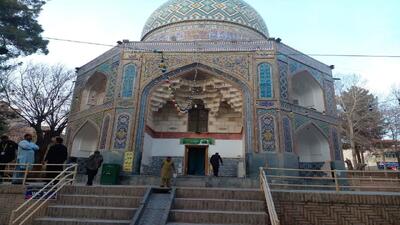 گزارش تصویری از قدمگاه امام رضا (ع) در نیشابور + عکس و فیلم