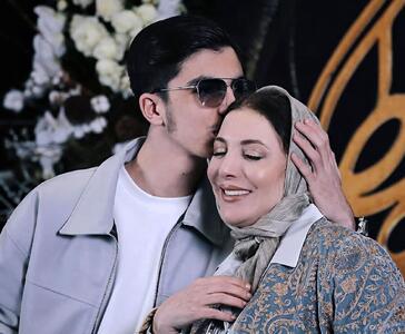 قاب درخشان رویا میرعلمی و پسرش/ عکس