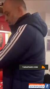 رقص و خوشحالی نونو اسپیریتو در رختکن ناتینگهام فارست پس از برتری مقابل منچسترسیتی - پارس فوتبال