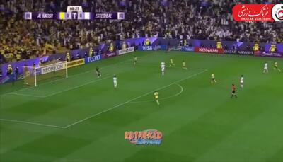 ویدیو| اشتباه ویران کننده کاپیتان استقلال، گل اول النصر عربستان را رقم زد