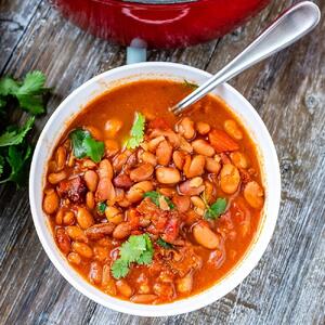 دستور تهیه سوپ لوبیا چیتی به روش مکزیکی