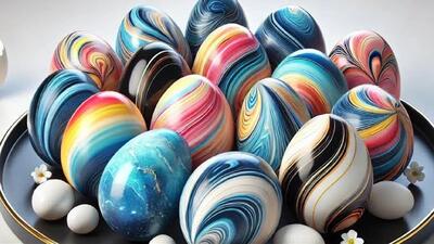 ایده خلاقانه رنگ کردن ۱ شانه تخم مرغ در ۳ دقیقه