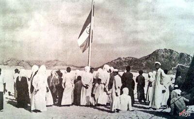 عکس/برافراشته شدن پرچم ایران در ابوموسی