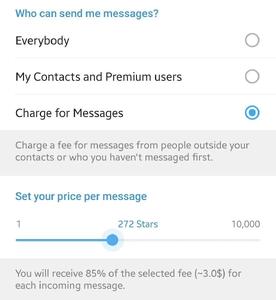 قابلیت جدید تلگرام؛ پول بده با من حرف بزن