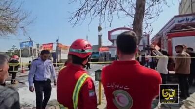 انفجار در پمپ بنزین ارومیه فوتی نداشت