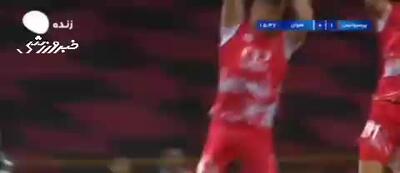 گل زیبای پرسپولیس به ملوان با شادی دبل رونالدویی