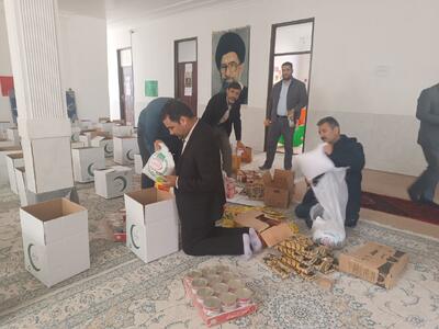 توزیع ۱۰۰ بسته معیشتی در شهرستان مرزی خواف