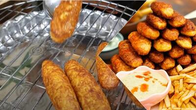 طرز تهیه کباب برنجی قزوین با ته دیگ طلایی و سس مخصوص