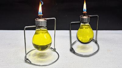 روش های خلاقانه برای استفاده مجدد از لامپ های قدیمی و دور انداختنی