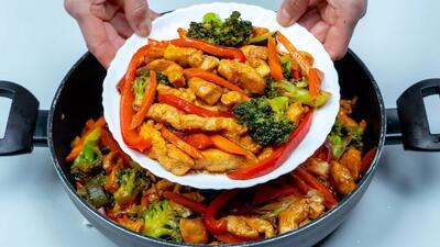 طرز تهیه غذای متفاوت رستورانی با مرغ !