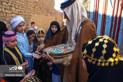 تصاویر: جشن گرگیعان در محله عامری اهواز