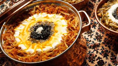آموزش پخت آش ابودردا یا آش مخصوص چهارشنبه سوری - فراشپز