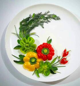 دیزاین دورچین خلاقانه غذا؛ زیبایی و طعم در کنار هم+تصاویر