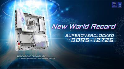 گیگابایت با مادربرد جدیدش رکورددار سرعت حافظه DDR5 شد