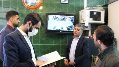 پلمب یک جایگاه سوخت در رفسنجان