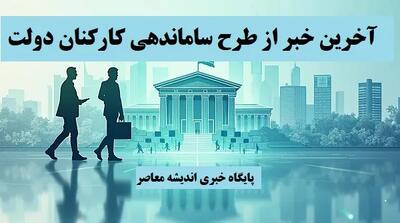 خبر خوش از آخرین وضعیت طرح ساماندهی کارکنان دولت در اسفند ۱۴۰۲ + طرح ساماندهی کارکنان دولت شامل چه کسانی میشود؟ + متن اندیشه معاصر