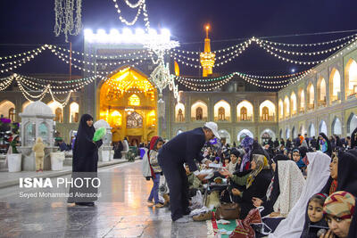 ۳۸ هزار زائر و مجاور حرم مطهر رضوی میهمان سفره افطاری کریم اهل بیت(ع) شدند