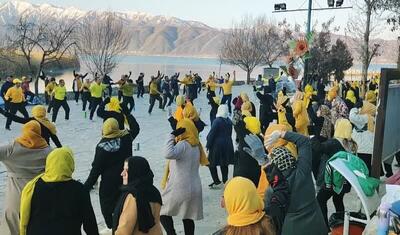 گروه ورزش صبحگاهی شانو در شهر مریوان با ۵۰۰ عضو + فیلم